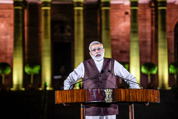 Narendra Modi defende regulação global de criptomoedas (Atul Loke/Getty Images)