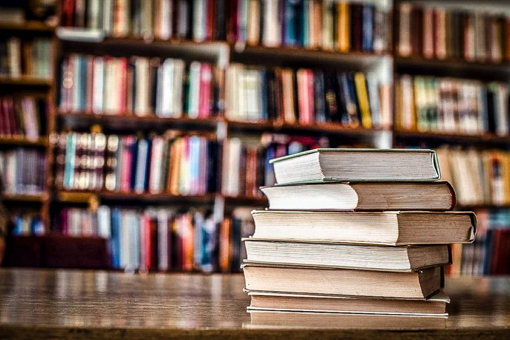 Livros: o brasileiro lê, em média,  cinco livros por ano, sendo aproximadamente 2,4 livros lidos apenas em parte e 2,5 inteiros (Getty Images/Jovan_epn)
