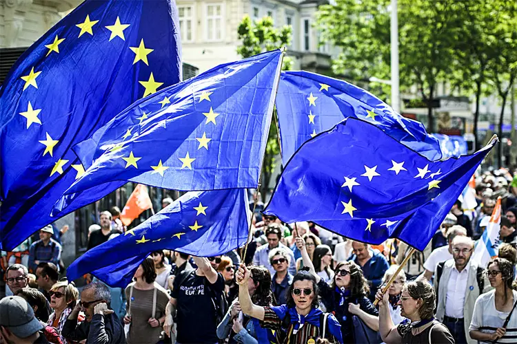 Manifestações a favor da União Europeia (Lisi Niesner/File Photo/Reuters)