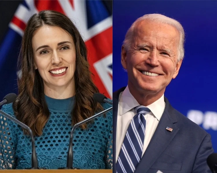 Coronavírus: Biden está em contato com autoridades de saúde da Nova Zelândia (Montagem/Exame)