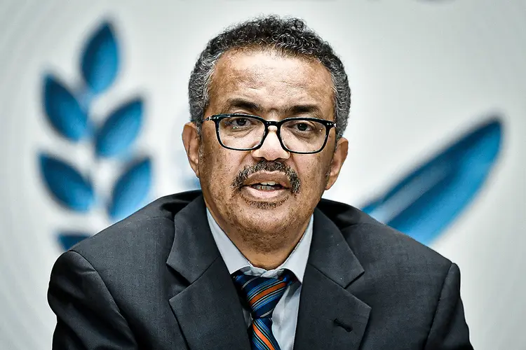 Tedros Adhanom: Diretor destacou que vacina não resolverá todos os problemas causados pela pandemia (Fabrice Coffrini/Pool/Reuters)