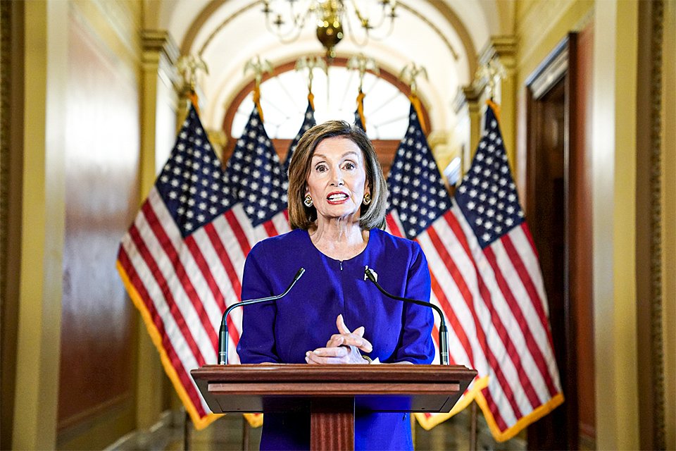 Nancy Pelosi, presidente da Câmara dos Deputados dos Estados Unidos (Kevin Lamarque/Reuters)