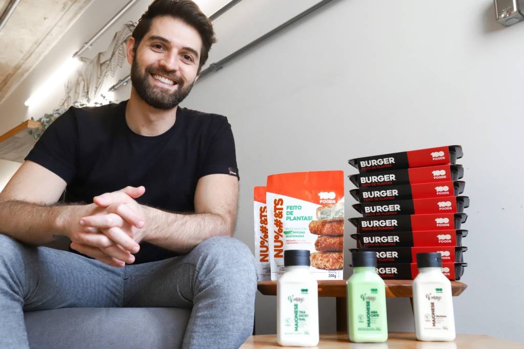 Paulo Ibri, fundador da 100 Foods: empresa recebeu um investimento-anjo de 700.000 reais (100 Foods/Divulgação)