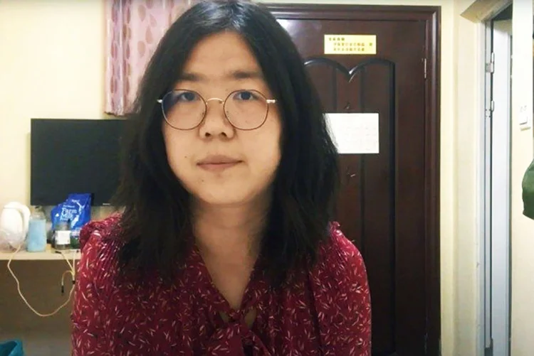 Zhang Zhan (YouTube/AFP)