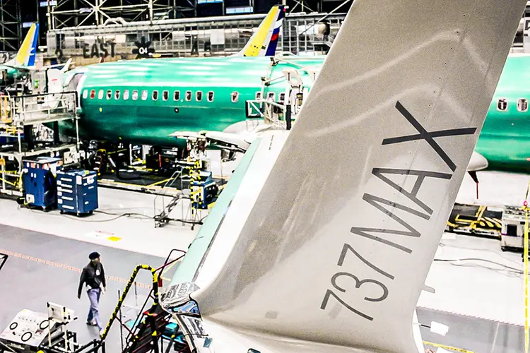 737 Max: modelo é o mais popular da Boeing e sua maior fonte de receitas atualmente (Matt Mills McKnight/Reuters)