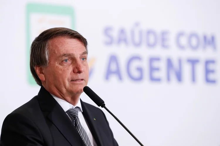 Jair Bolsonaro: "O Brasil foi um dos países que melhor se saiu no tocante ao combate à covid. Melhor se saiu na questão econômica, por assim dizer" (Alan Santos/PR/Flickr)