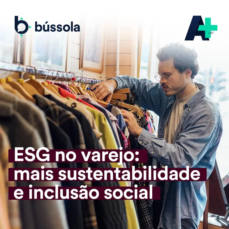 O Podcast A+ faz parte da plataforma Bússola, uma parceria entre a Revista Exame e o Grupo FSB (Bússola/Divulgação)