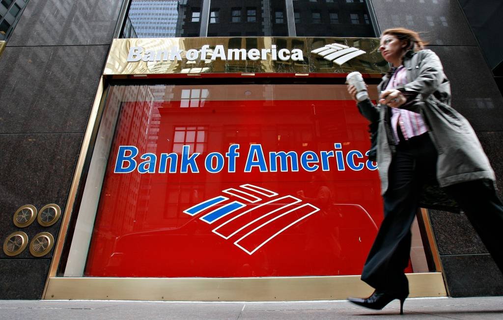 Bank of America: a receita geral, líquida de despesas com juros, caiu 4%, para 21,5 bilhões de dólares (Daniel Acker/Bloomberg/Getty Images)
