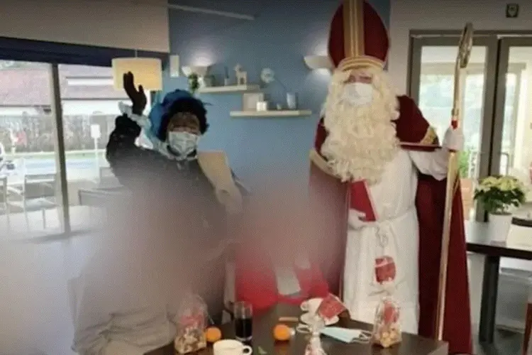 Após visita de Papai Noel com covid, 121 idosos ficam doentes em asilo na Bélgica (VRT/Reprodução)