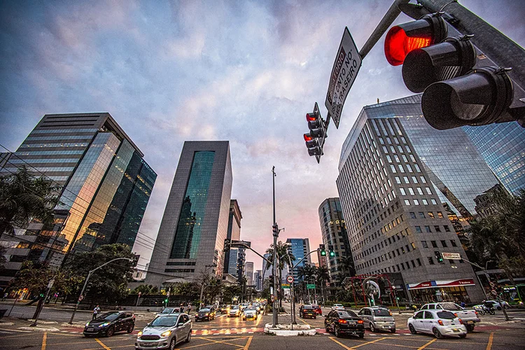 Região da avenida Faria Lima: fundo de lajes corporativas de alto padrão é uma das apostas (Germano Lüders/Exame)