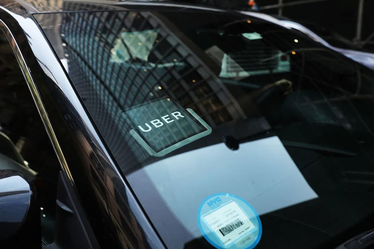 Carro da Uber em Nova York (Spencer Platt/Getty Images)