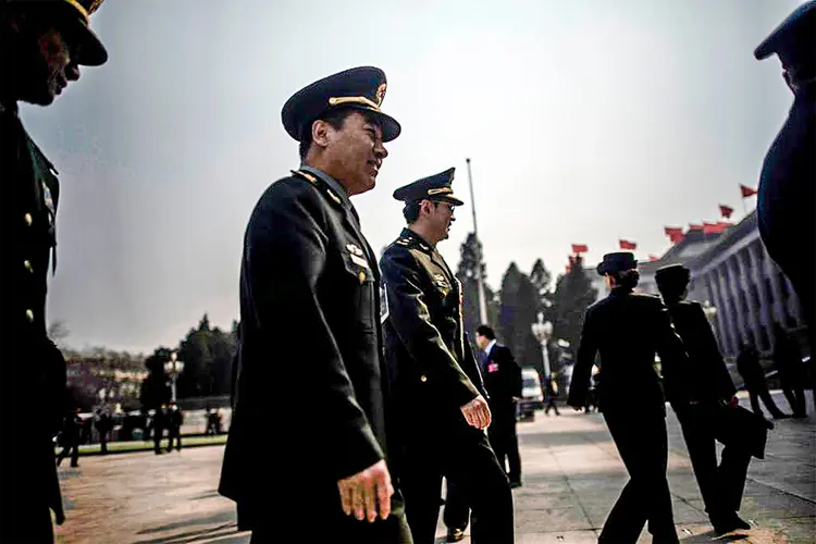 China: exército chinês poderia ter supersoldados no futuro, segundo o governo americano (FRED DUFOUR / Colaborador/Getty Images)