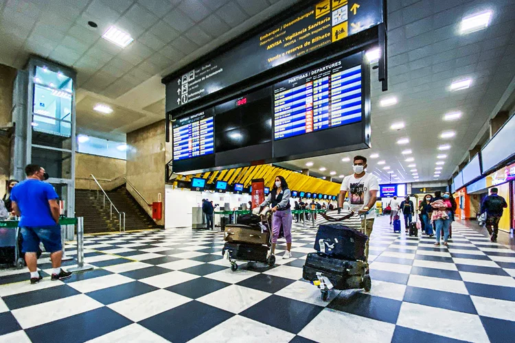 Aeroporto de Congonhas, em São Paulo (Leandro Fonseca/Exame)