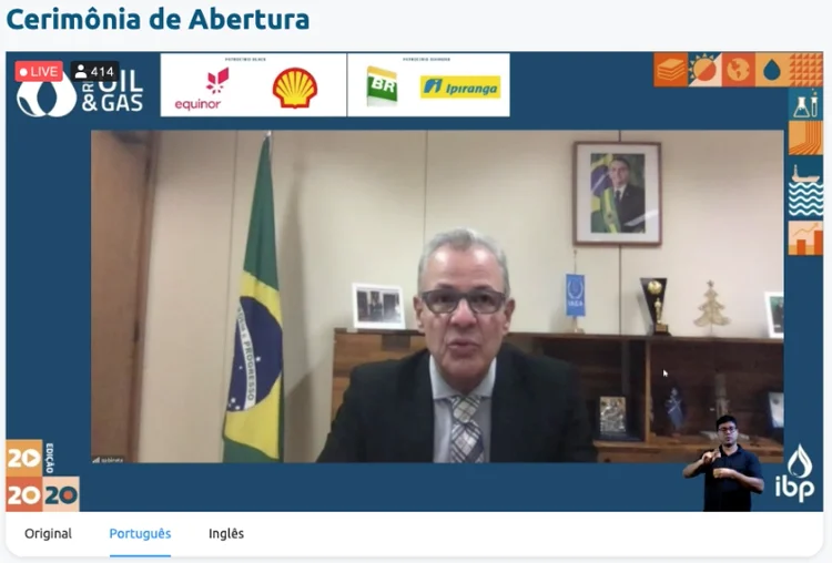 ministro de Minas e Energia, Bento Albuquerque (Rio Oil & Gas 2020/Divulgação)