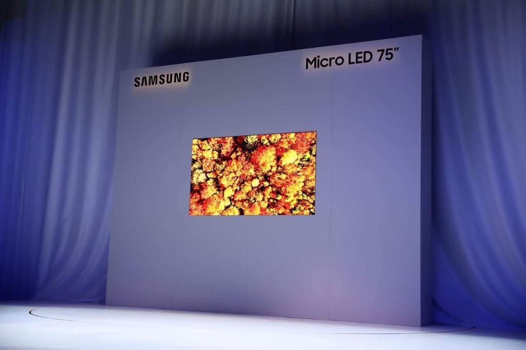 Micro LED: nova tecnologia da Samsung que rivaliza com telas OLED chega ao mercado (Samsung/Divulgação)