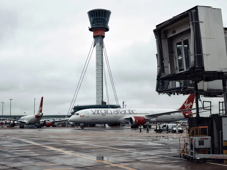 Virgin Atlantic: companhia devia cerca de 69 milhões de dólares para 162 companhias ao redor do mundo (Tom Jamieson/The New York Times)