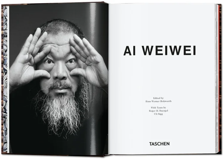 Explore a vida e carreira do artista chinês Ai Weiwei, neste livro com entrevistas e imagens inéditas.  (Taschen/Reprodução)
