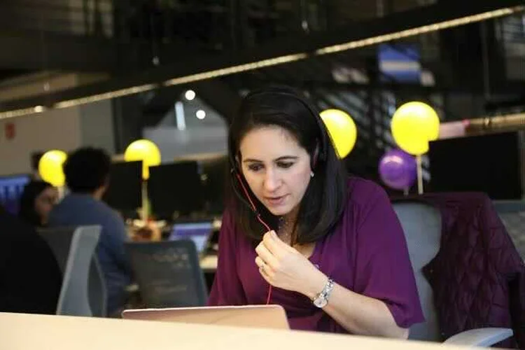 Cristina Junqueira, cofundadora do Nubank: pelo menos uma vez por ano, todos os funcionários do Nubank fazem um evento para celebrar nosso time de atendimento. Neste dia, toda a empresa faz o atendimento aos clientes (Divulgação/Divulgação)