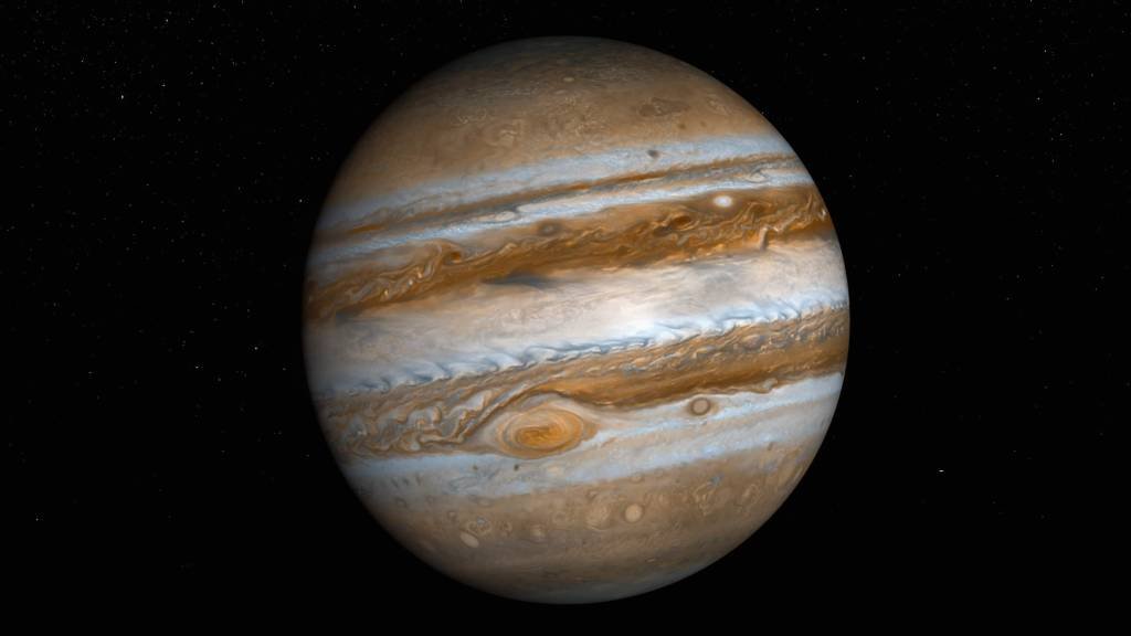 Rara conjunção de Júpiter com Saturno será transmitida ao vivo a partir das 18 horas deste sábado (19) (Rainer Zapka / EyeEm/Getty Images)