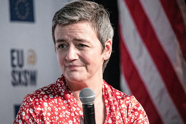 Margrethe Vestager: legisladora da União Europeia afirma que novas legislações são tentativas de colocar "ordem no caos" (nrkbeta/Wikimedia Commons)