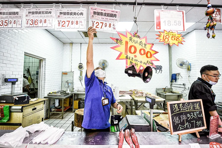 China: na comparação mensal, o índice avançou 0,5%, acelerando ante a alta de 0,3% em junho (China Daily/Reuters)