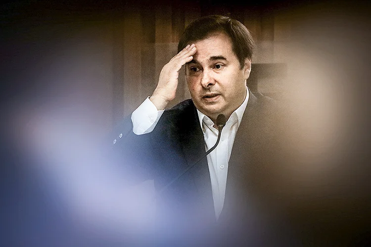 Rodrigo Maia: descontente com o DEM, deputado deve migrar para o MDB (Tânia Rego/Agência Brasil)