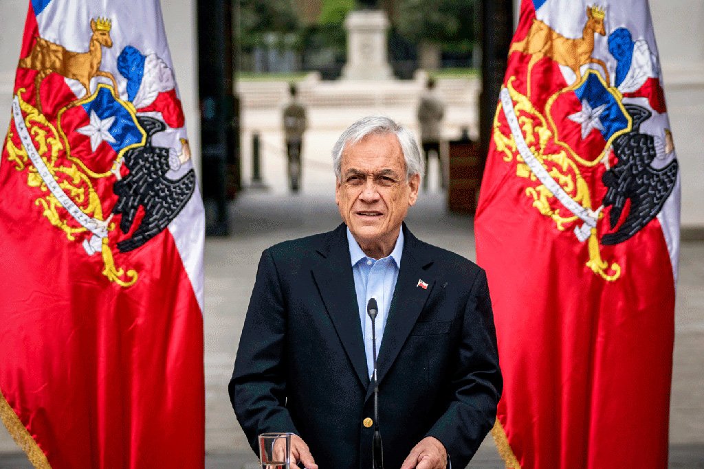 Piñera: presidente apareceu nos vazamentos dos Pandora Papers (Agencia Makro/Getty Images)