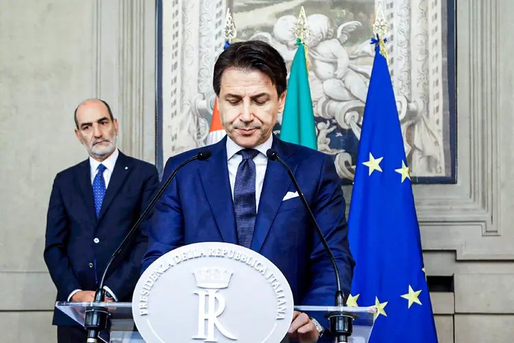Primeiro ministro italiano Giuseppe Conte (Ciro de Luca/Reuters)