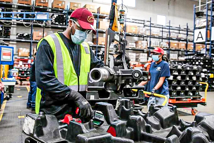 PMI dos EUA: o índice terminou 2020 no nível mais alto desde setembro de 2014 (Rebecca Cook/Reuters)