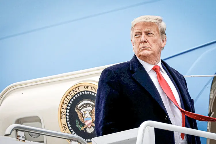 Trump pode se tornar primeiro presidente dos EUA alvo de dois impeachments (Carlos Barria/Reuters)