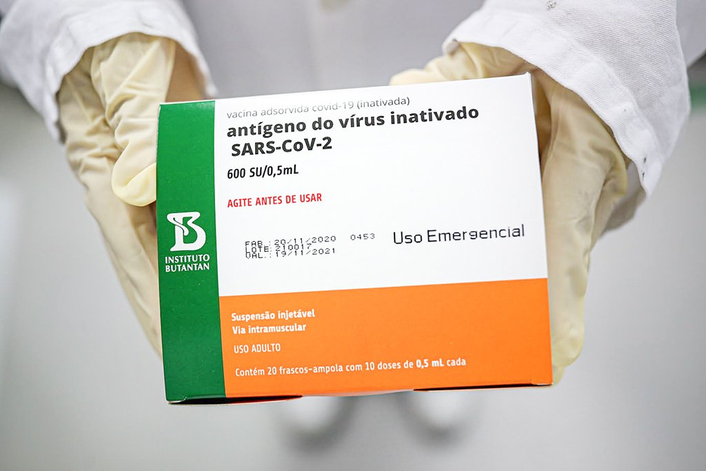 Coronavac: a vacina foi desenvolvida pelo laboratório chinês Sinovac e está sendo envasada no Brasil pelo Butantan (Amanda Perobelli/Reuters)