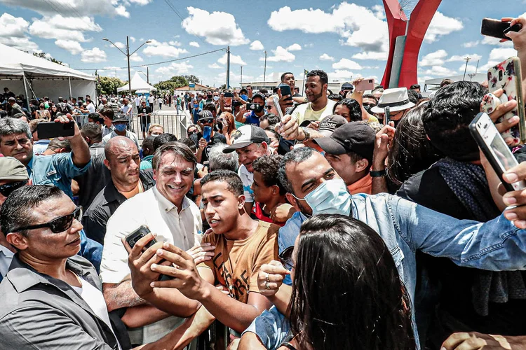 Jair Bolsonaro: parlamentares acionaram o Supremo criticando a atuação de Bolsonaro e Pazuello particularmente no enfrentamento da pandemia nos Estados de Amazonas e do Pará (Alan Santos/PR/Divulgação)