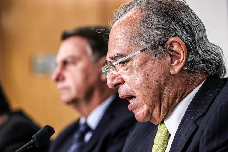 Paulo Guedes: o ministro participou do podcast com o youtuber Thiago Nigro, do canal Primo Rico (Marcos Corrêa/PR/Reuters)