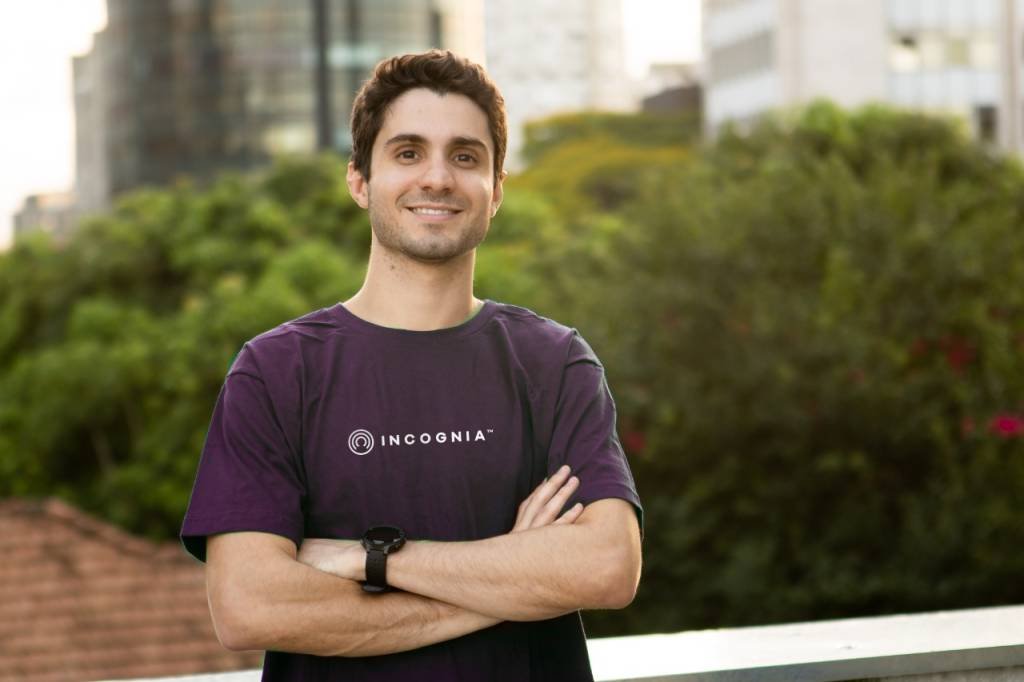 André Ferraz, presidente da Incognia: empresa nasceu em 2014 a partir de um projeto de alunos de ciência da computação da Universidade Federal de Pernambuco (Incognia/Divulgação)