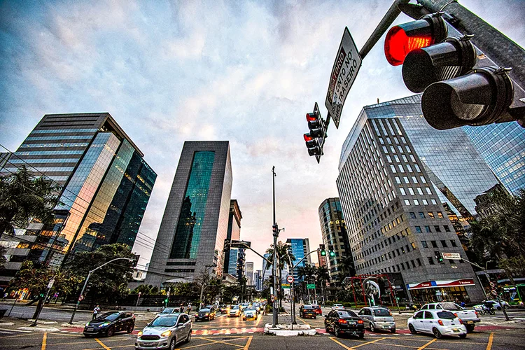 Avenida Faria Lima, em São Paulo (Germano Lüders/Exame)