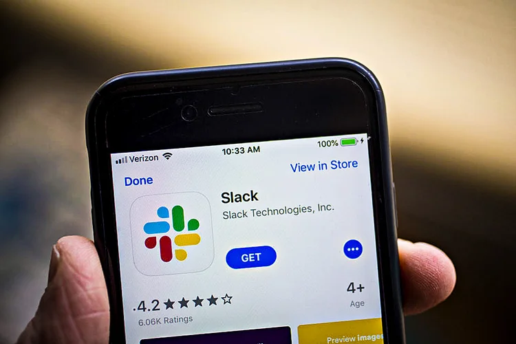 Slack: o aplicativo se tornou essencial para muitas empresas em home office (Bloomberg/Getty Images)