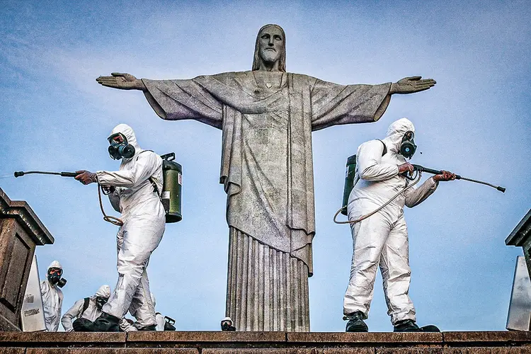 Rio de Janeiro: segundo o superintendente de Vigilância Epidemiológica e Ambiental um dos três casos registrados na capital fluminense é de um dos pacientes vindos de Manaus que está internado no Rio (Andre Coelho/Getty Images)