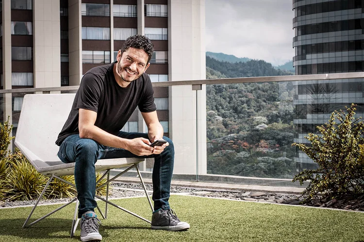 O empreendedor Oscar Giraldo, fundador da Playvox: aporte de capital para ampliar presença no Brasil (Divulgação/Divulgação)