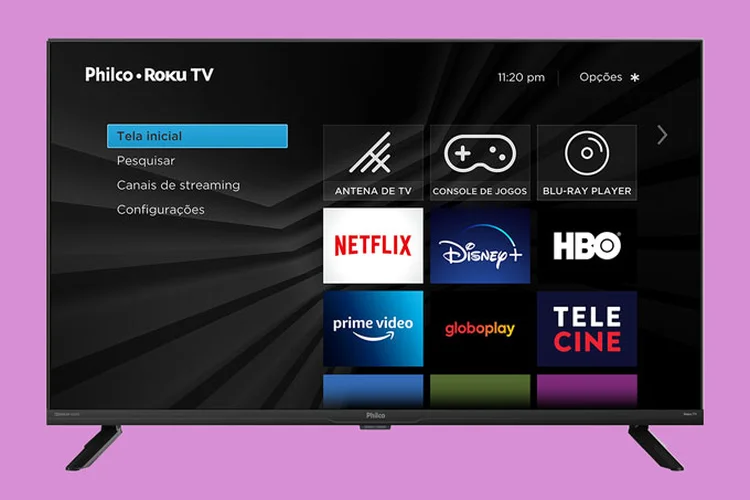 Philco: novas TVs têm sistema da Roku (Philco/Divulgação)