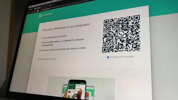 WhatsApp Web: serviço fica mais seguro com biometria (Tamires Vitorio/Exame)