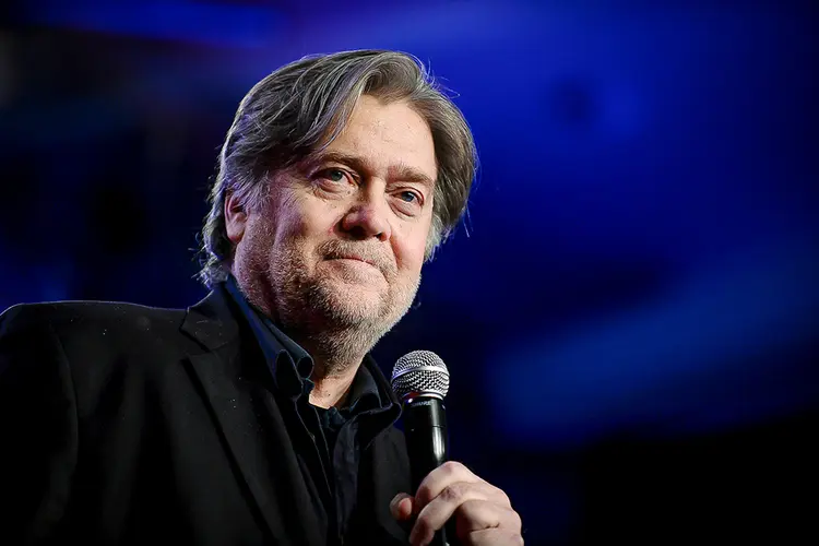 Steve Bannon: criador do site de extrema-direita Breitbart foi estrategista de Trump no começo do mandato e grande apoiador de seu governo (Mary F. Calvert/File Photo/Reuters)