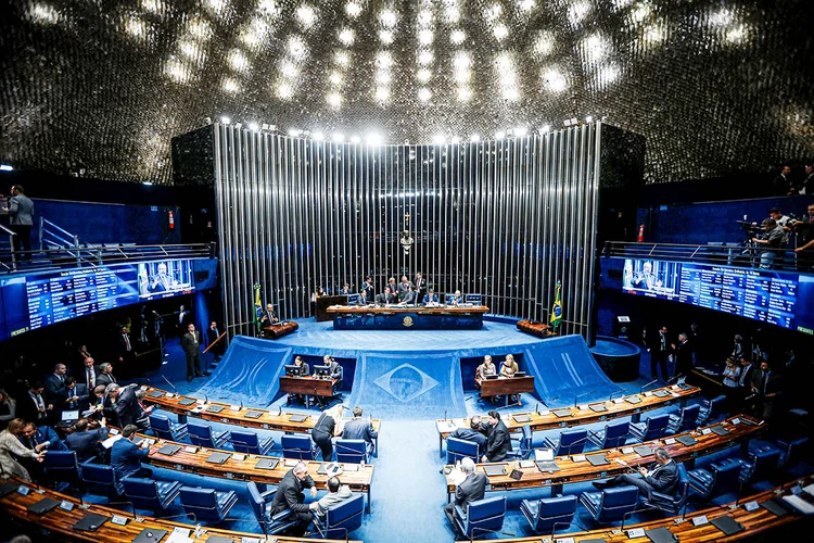 Plenário do Senado Federal, em Brasília (Adriano Machado/Reuters)