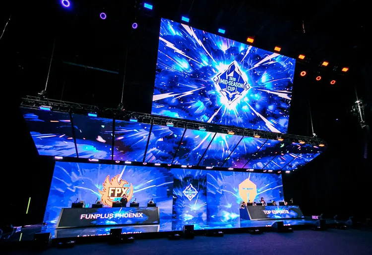 Competição de League of Legends em Xangai (Riot Games/Getty Images)