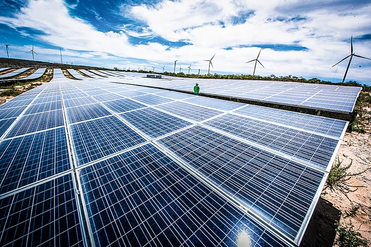 Parque híbrido de energia solar e eólica da Enel no interior de Pernambuco (Germano Lüders / EXAME)  (Germano Lüders/Exame)