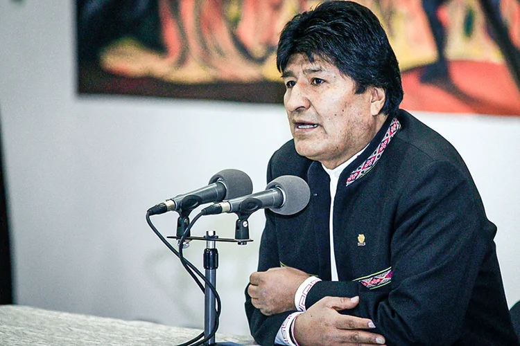 Evo Morales: Presidente da Bolívia entre 2006 e 2019 tem uma presença ativa na política peruana (Javier Mamani/Getty Images)