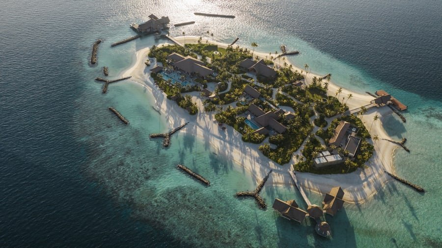 Maior ilha particular das Maldivas é inaugurada com diária de 80 mil dólares