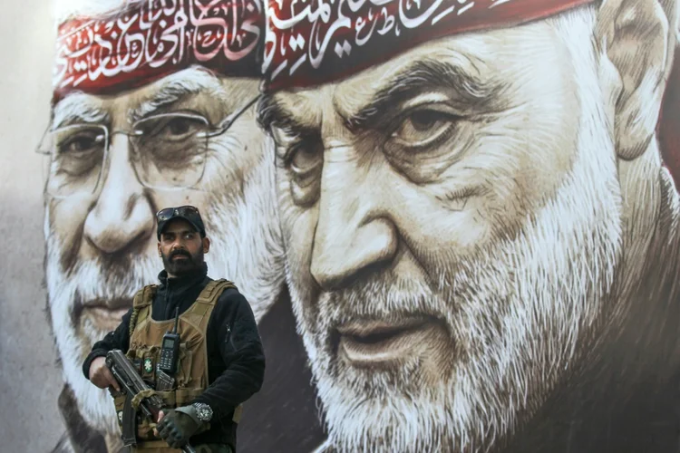 Qasem Soleimani e Abu Mahdi al-Muhandis: Abu Mehdi foi assassinado junto com general iraquiano em ataque de drone dos EUA (AFP/AFP)