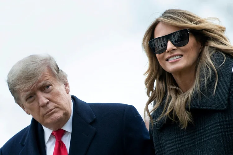Melania Trump: “Eu condeno absolutamente a violência que ocorreu no Capitólio. A violência nunca é aceitável” (AFP/AFP)