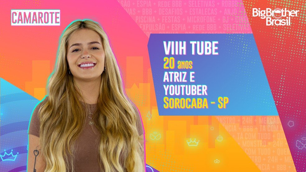 Viih Tube: influenciadora tinha 20 anos quando participou da edição de 2021 do BBB (Globo/Reprodução)
