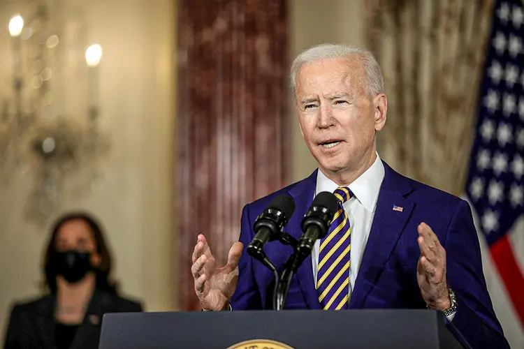 Biden: o presidente dos EUA também disse que iria aprovar um decreto presidencial para aumentar a capacidade do país de aceitar refugiados diante de uma "necessidade global sem precedentes" (Tom Brenner/Reuters)